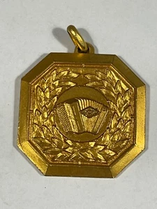 Bijoux Pendentif Médaille Accordéon (L40/N1) - Picture 1 of 5
