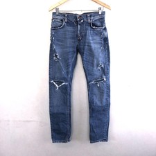 Nudie Jeans THIN FINN Damaged Denim W29 L30