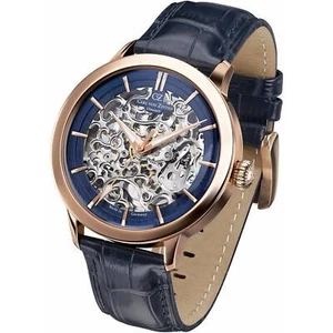 Orologio da polso uomo Carl von Zeyten automatico Triberg cinturino in pelle blu CVZ0013RBL - Foto 1 di 2