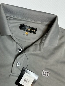 Polo uomo bocca forte nuova con etichetta piccola grigia golf casual antirughe logo colletto - Foto 1 di 7