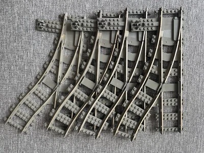 Vintage LEGO TRAIN TRACK 9V SWITCH POINT Right 2859 2859c01 75541  ✅ Price Per 1 - Image 1 of 4