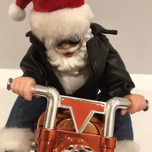 W.M.G Holiday Animated Christmas Biker Santa - Not Working - Bild 1 von 6