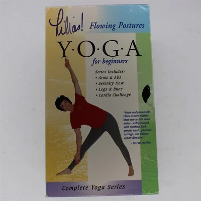 Lilias Flowing Postures for Beginners - Box Set of 4 Yoga Tapes (VHS, 1999) VG - Image 1 of 4