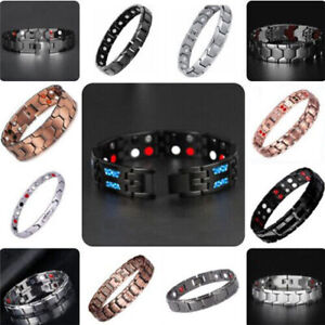 Women Men Magnetic Bracelet Therapy Weight Loss Arthritis Health Pain Relief