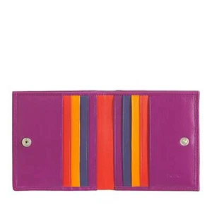 DUDU Multicolor Leather RFID Wallet Card and Coin Holder - Picture 1 of 1