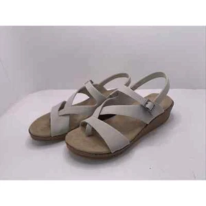 Easy Street sandalo donna zeppa marrone taglia 8 estate spiaggia comfort casual - Foto 1 di 5