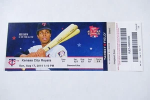 MINNESOTA TWINS VS ROYALS 8/17/2014 FULL TICKET ~ GORDON/PEREZ/MAUER+ HRs - Picture 1 of 1