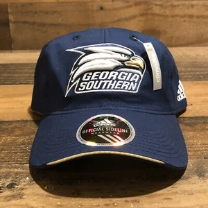 Georgia Southern Eagles Hat Strapback Cap Mens Blue Adidas NCAA Basketball READ - Picture 1 of 11