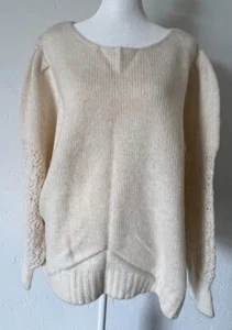 Old Navy Cream Colored Pull Over Sweater 2X *NEW* - Picture 1 of 7