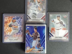 2018 TOPPS OPENING DAY BLUE FOIL PARALLELS "PICK A CARD" RELIC OPENING DAY STARS