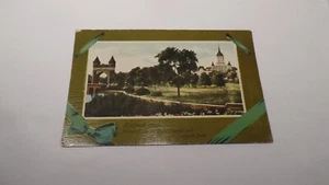 TARJETA POSTAL DEL CAPITOLIO DEL ESTADO Y ARCO CONMEMORATIVO, HARTFORD, CONN. - Imagen 1 de 3