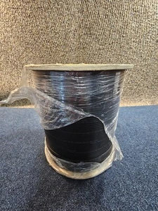 Analyze Technologies 2F G.657A2 LSZH 1000m Spool Flat Optical Cable Fiber, Black - Afbeelding 1 van 8