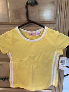 Girl's Green Dog Yellow T-Shirt Size 6, NEW With Tags - Picture 1 of 3