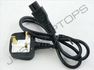 NEW Genuine Original Dell 0J663C GN343 UK 3-Pin C5 Mains Power Lead Cable Cord - Picture 1 of 3