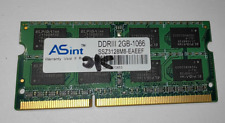 MEMOIRES RAM  2Go PC Portable SODIMM Asint DDR3 PC3-8500S 1066MHz