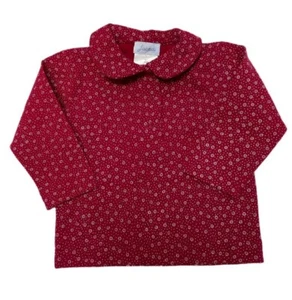 Camisa polo para niña Jacadi lacada roja manga larga talla 6 meses nueva con etiquetas - Imagen 1 de 2