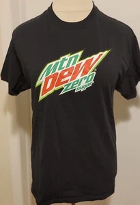 MOUNTAIN DEW ZERO SUGAR Soda Green T-Shirt Size Large W/FREE COOZIE - Picture 1 of 6