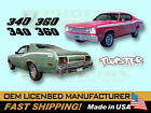 1973 1974 Plymouth Duster 340 360 or Twister COMPLETE Decals & Stripes Kit