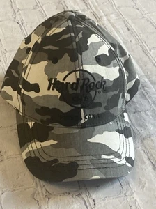 Hard Rock Cafe Punta Cana Black Camouflage Baseball Cap Adjustable Hat Camo - Picture 1 of 13