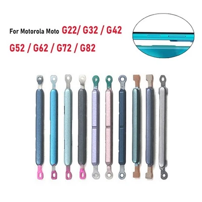 Side Power On Off Volume Button Key for Motorola Moto G22 G32 G42 G62 G72 G82 - Image 1 of 4