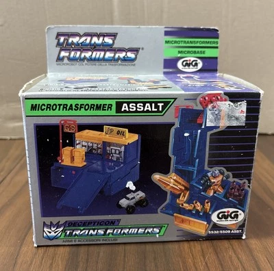 Transformers vintage: Microtransformers assalt gas station GIG - Immagine 1 di 4