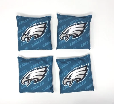 Bolsas de frijoles de fútbol americano Philadelphia Eagles Cornhole (juego de 4) NFL, tamaño reglamentario Foto 1 de 4