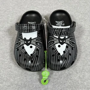 Zuecos Crocs Pesadilla antes de Navidad con zapatos Black Jack Skellington - Imagen 1 de 4