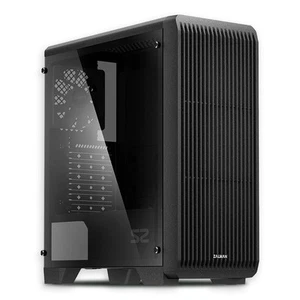 S2 TG ATX Mid-Tower PC Case, 3 x 120mm Fans Pre-Installed, Tinted Tempered Gl... - Picture 1 of 9