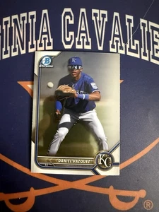 Bowman Draft 2022 Daniel Vázquez #BDC-74 cromo paralelo 1st Kansas City Royals - Imagen 1 de 4