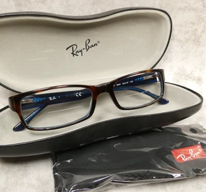 Ray-Ban Havana Blau Brille Brillengestell mit Etui - RB5114 5064 52-16-135 - Bild 1 von 21