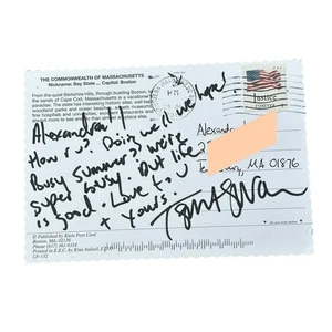 Autograph Signed Tegan And Sara Sent Postcard Excellent - Picture 1 of 5