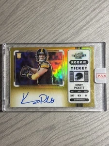 2022 Contenders Optic Gold Variation Kenny Pickett Rookie On Card Auto /10 RC SP - Picture 1 of 2