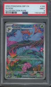 2023 Pokemon Obsidian Flames Illustration Rare #198 Gloom Mint PSA 9 - Bild 1 von 1
