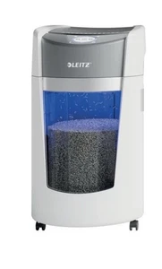 Leitz OptiMax P-5 Micro Cut Shredder +Bin Rotation Technology-Used Slight Cracks - Picture 1 of 9