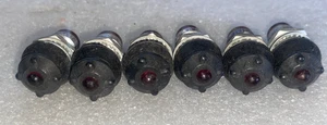 6pcs NEW Grimes A6265-6 Aircraft Panel Lamp Red Indicators - Picture 1 of 2