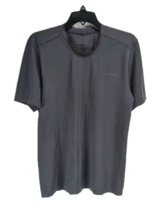 patagonia Men Size M Gray Basic Knit Top Crew Neck Short Sleeve 20NA - Picture 1 of 4