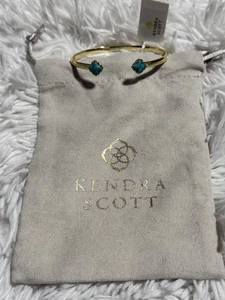 Kendra Scott goldfarben MALLORY bunte Türkis Manschette Armreif Armband Neu mit Etikett - Bild 1 von 4