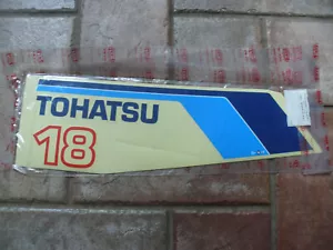 1 OEM Tohatsu Hood / Engine Cover Side Marker Decal, 18 hp 362-67542-0 Sticker - Picture 1 of 2