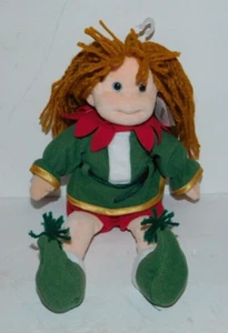 TY BEANIE BOPPERS WITH TAG ROCKIN ROSIE WITH ELF OUTFIT - Imagen 1 de 6