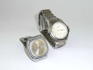 Zwei Herrenarmbanduhren 1970er Jahre Casio Japan Lineage Seiko Armbanduhr Uhr - Bild 1 von 1