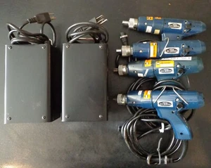 4 HIOS CL-6500 screw drivers + 2 Mountz STC 20/30V Power Supplies (6 pcs total) - Picture 1 of 10