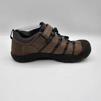 Туфли туристические KEEN Newport спортивные коричневые кожаные с закрытым носком молодежные детские размер 6 - Изображение 1 из 4