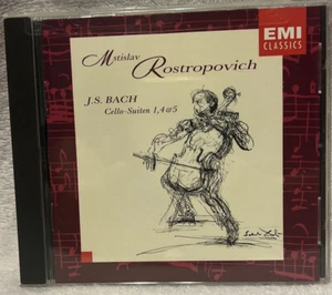 Bach: Cello Suiten Nr. 1, 4, 5 - Mstislaw Rostropowitsch - C26 - Bild 1 von 4