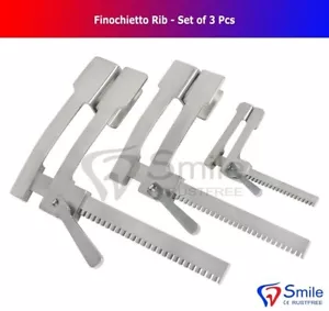 3 Pcs Finochietto Rib Spreader Retractors Baby Size Small/Medium Premium Quality - Bild 1 von 5