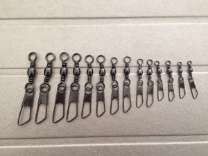 American Snap Swivels Quick Change All Sizes Qty's 10 25 50 100's Fishing Tackle - Picture 1 of 6