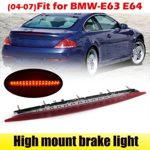 For BMW E63 E64 M6 650i 645Ci 2004-2007 Red Rear LED 3rd Third Brake Light Lamp - Picture 1 of 7