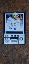 2017 Panini Contenders Draft Picks Blue Foil Pharaoh Brown AUTO Ticket #152...