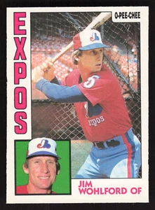 Jim Wohlford 1984 O-Pee-Chee #253 Montreal Expos {1225 - Picture 1 of 2