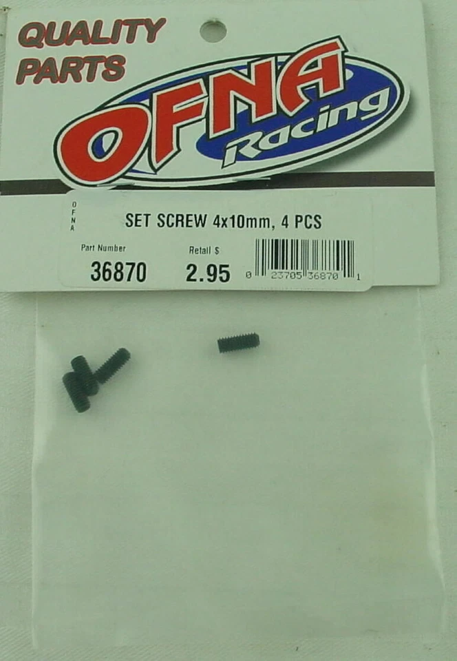 Ofna Racing Set Screws 4 x 10mm (4pcs) OFN36870 - Image 1 of 1