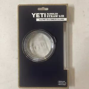 Tapa de paja YETI Rambler se adapta a todos los vasos Yeti Rambler 20 oz/pinta de 16 oz/taza de 24 oz - Imagen 1 de 4